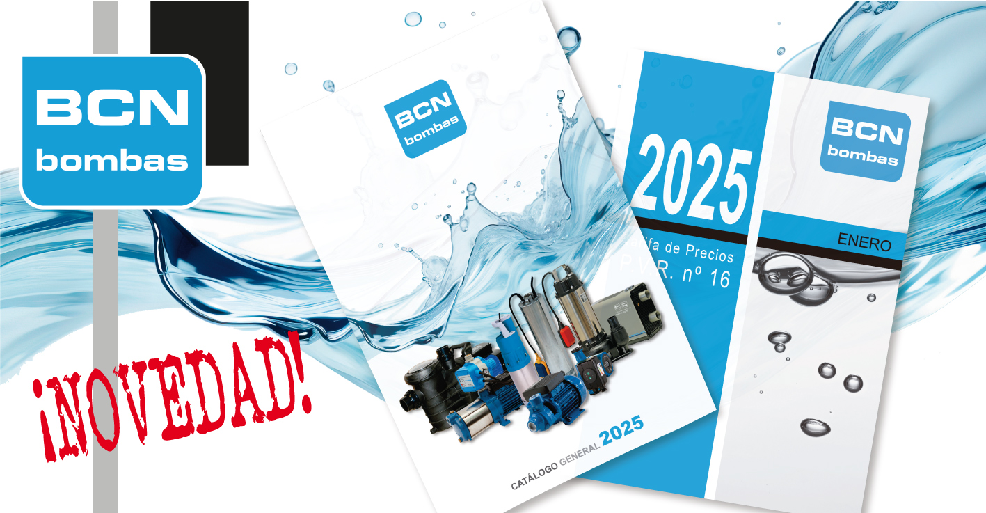 CATALOGUE ET TARIF Pompes BCN 2025